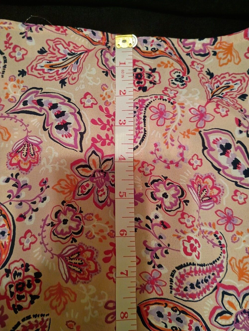 LOFT Small Petite Floral Paisley Sleeveless Tank Top - Picture 8 of 9
